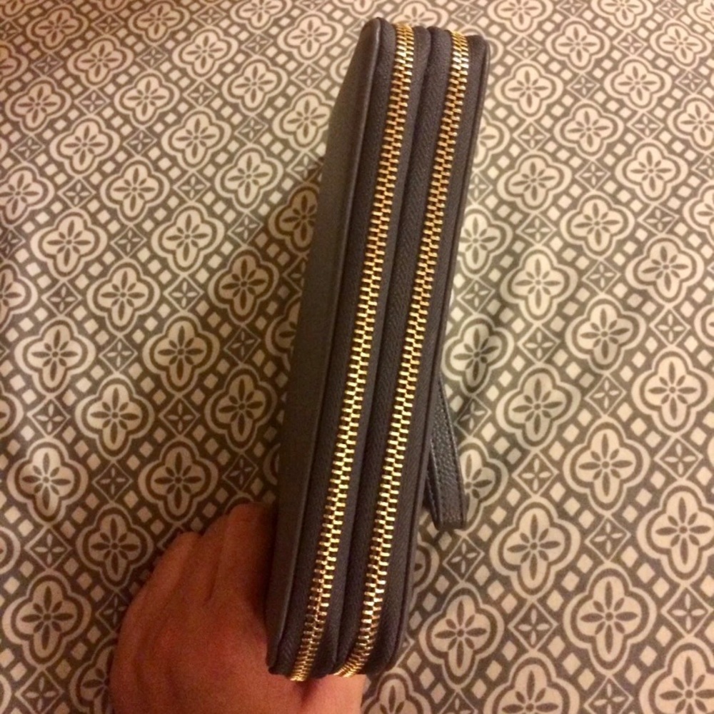 Women Double Zipper Wallet